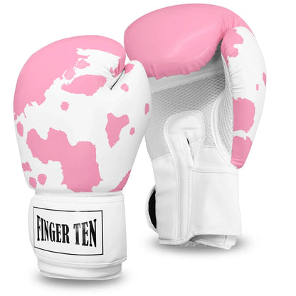 Women’s Leather Kickboxing Protective Training Gloves