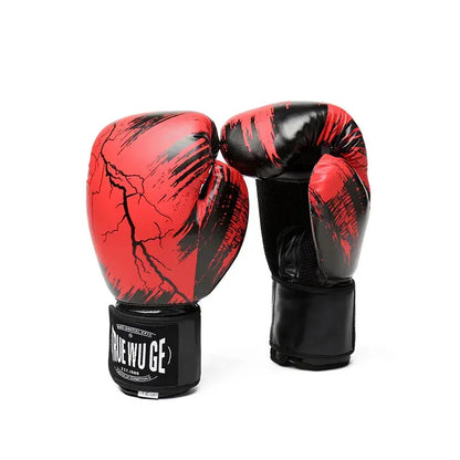 Professional Boxing Gloves PU Leathe  MMA  Kickboxing