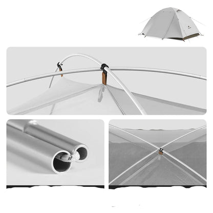 Waterproof & UPF50+ Camping Tent for 2-3 People