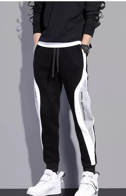 Men's Spring Autumn Patchwork Training Leggings
