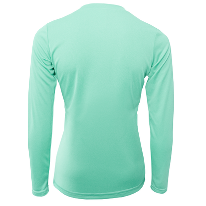 "Saltwater Heals Everything" Clean Women's Long Sleeve UPF 50+ Dry-Fit Shirt