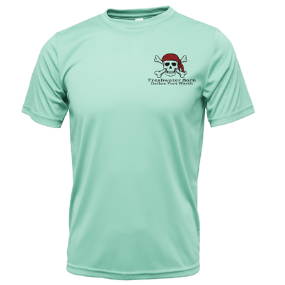 DFW, TX Freshwater Born "Surrender The Booty" Men's Short Sleeve UPF 50+ Dry-Fit Shirt