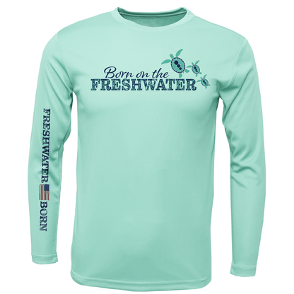 Florida "Born on the Freshwater" Girl's Long Sleeve UPF 50+ Dry-Fit Shirt