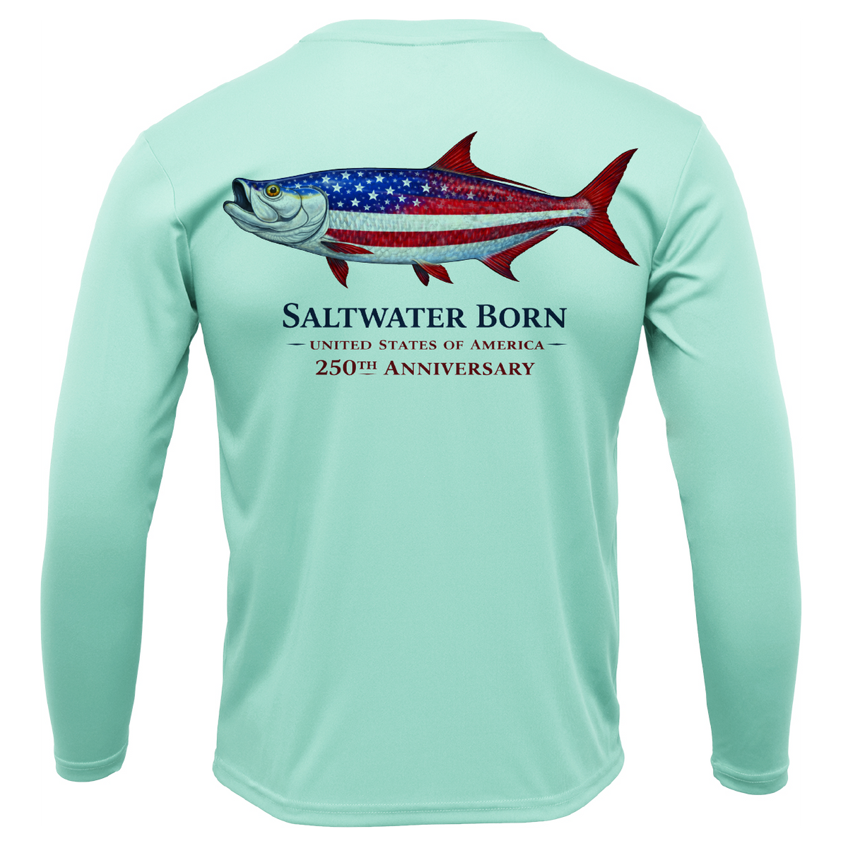 250th Anniversary Action Tarpon Men's Long Sleeve UPF 50+ Dry-Fit Shirt