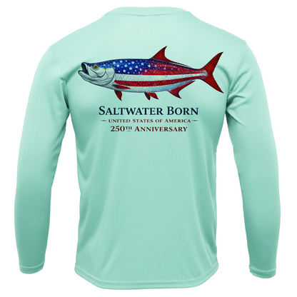 250th Anniversary Action Tarpon Men's Long Sleeve UPF 50+ Dry-Fit Shirt