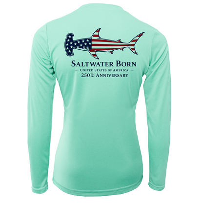 250th Anniversary Hammerhead Women's Long Sleeve UPF 50+ Dry-Fit Shirt