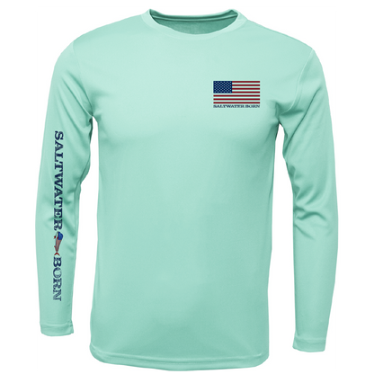 250th Anniversary Action Mahi Men's Long Sleeve UPF 50+ Dry-Fit Shirt