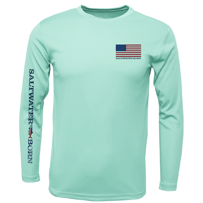 250th Action Tarpon Girl's Long Sleeve UPF 50+ Dry-Fit Shirt