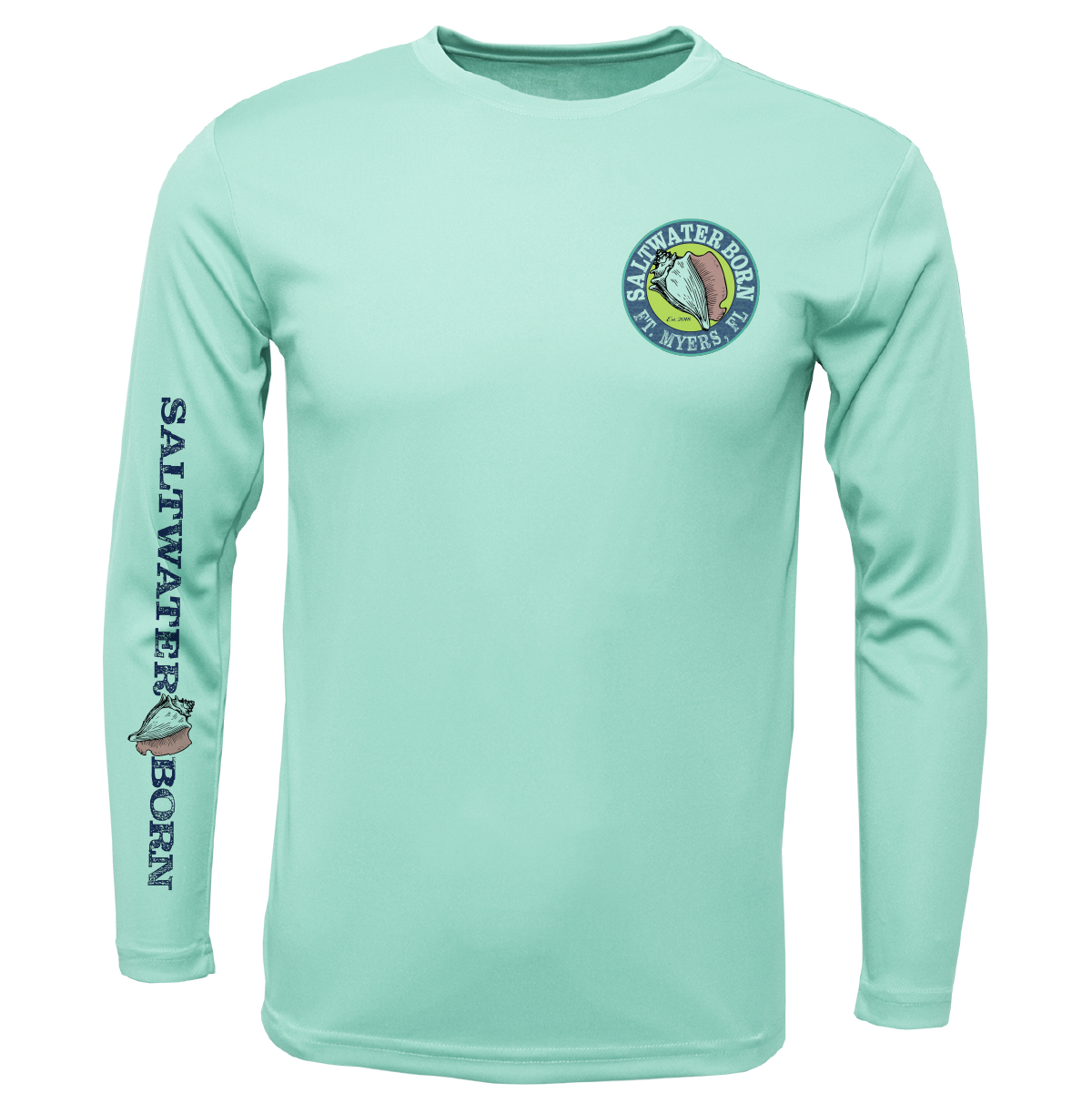 Fort Myers, FL Kraken Men's Long Sleeve UPF 50+ Dry-Fit Shirt