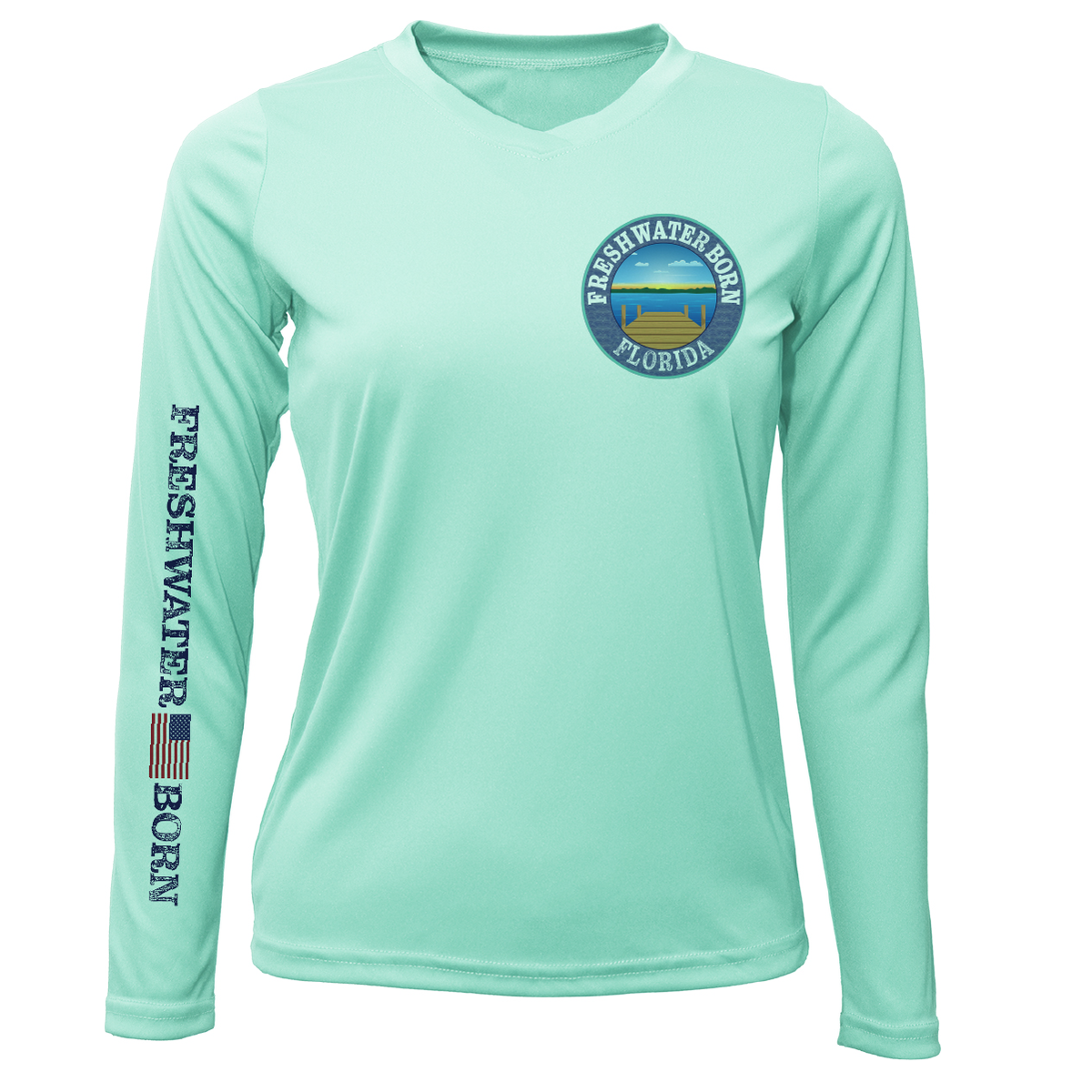 Florida Freshwater Born Bluegill Women's Long Sleeve UPF 50+ Dry-Fit Shirt