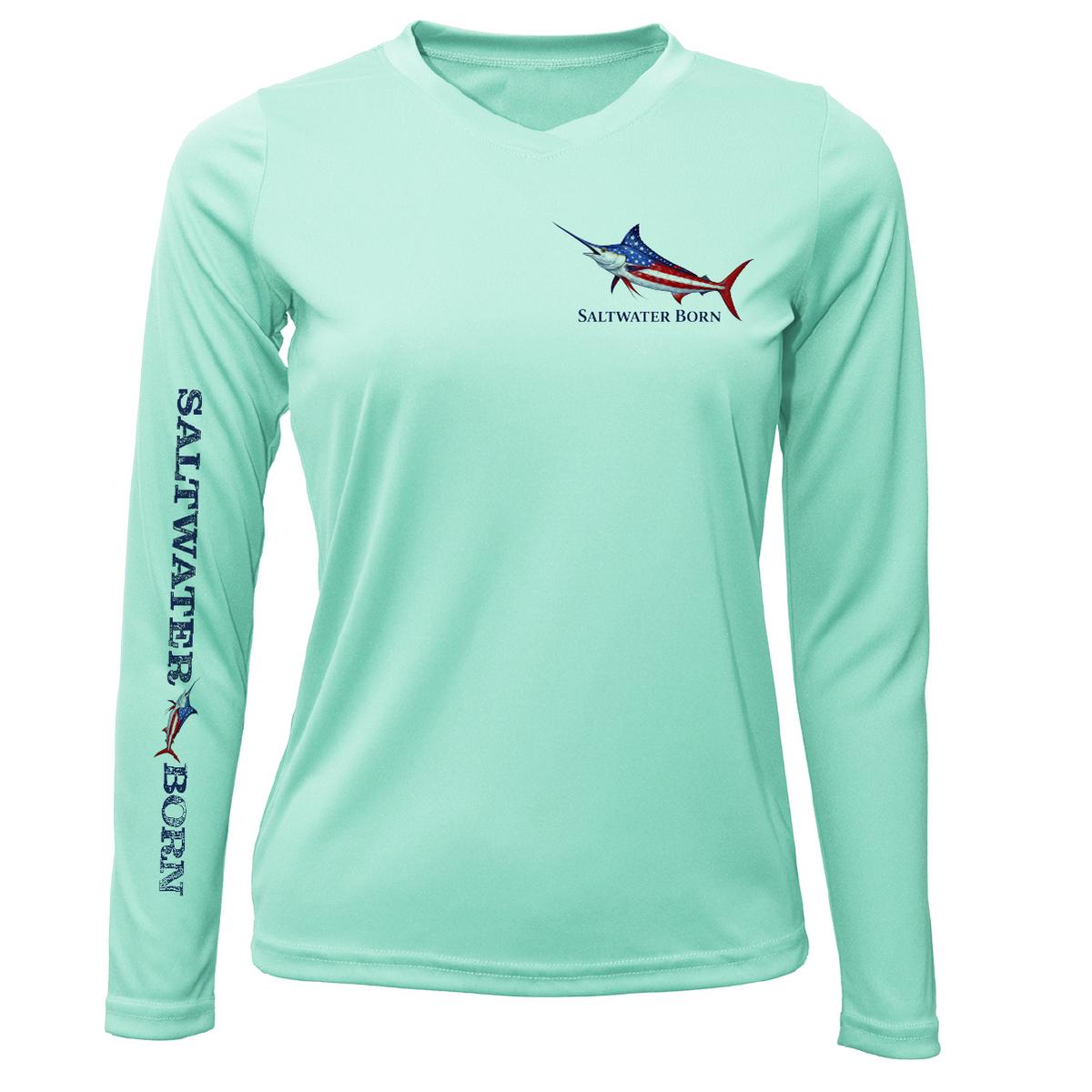 250th Anniversary Action Marlin Women's Long Sleeve UPF 50+ Dry-Fit Shirt