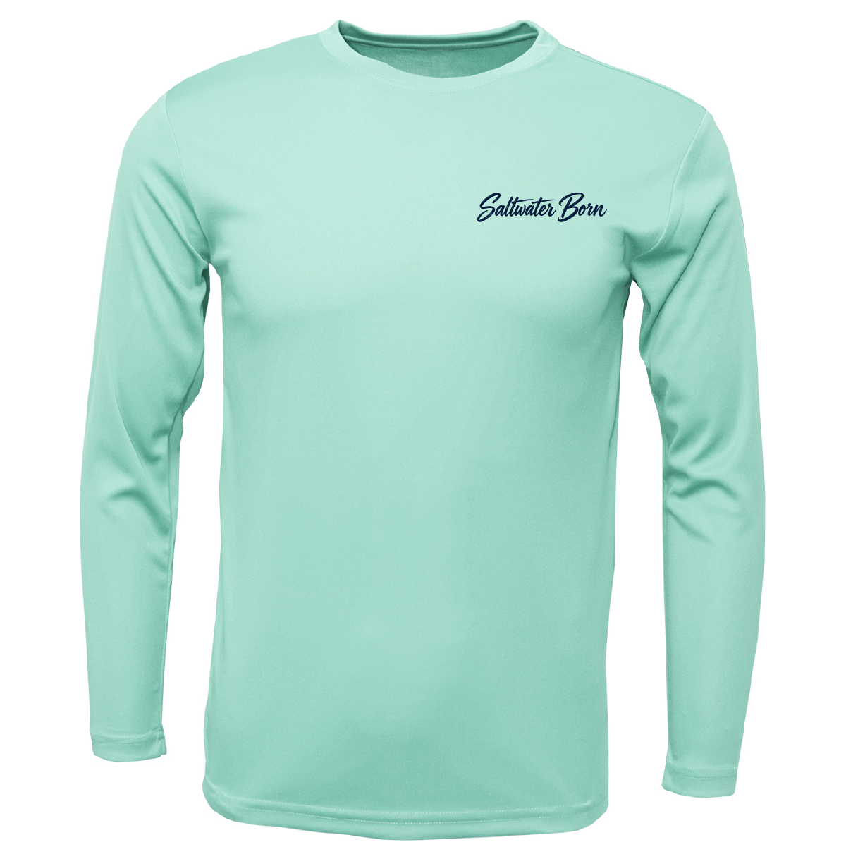 Long Island, NY Saltwater Born Beach Truck Men's Long Sleeve UPF 50+ Dry-Fit Shirt