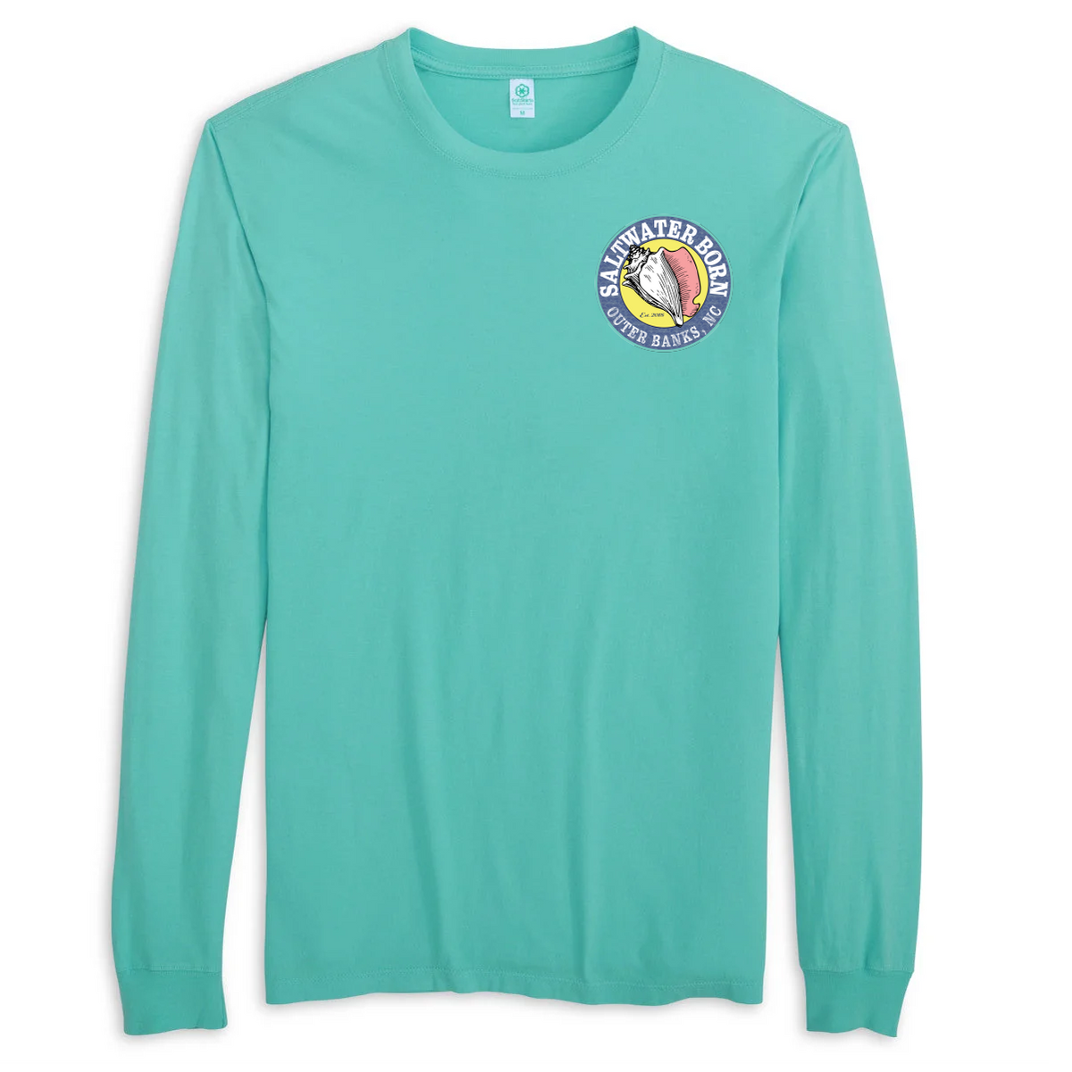 Outer Banks, NC Tuna Men's Cotton Long Sleeve Shirt