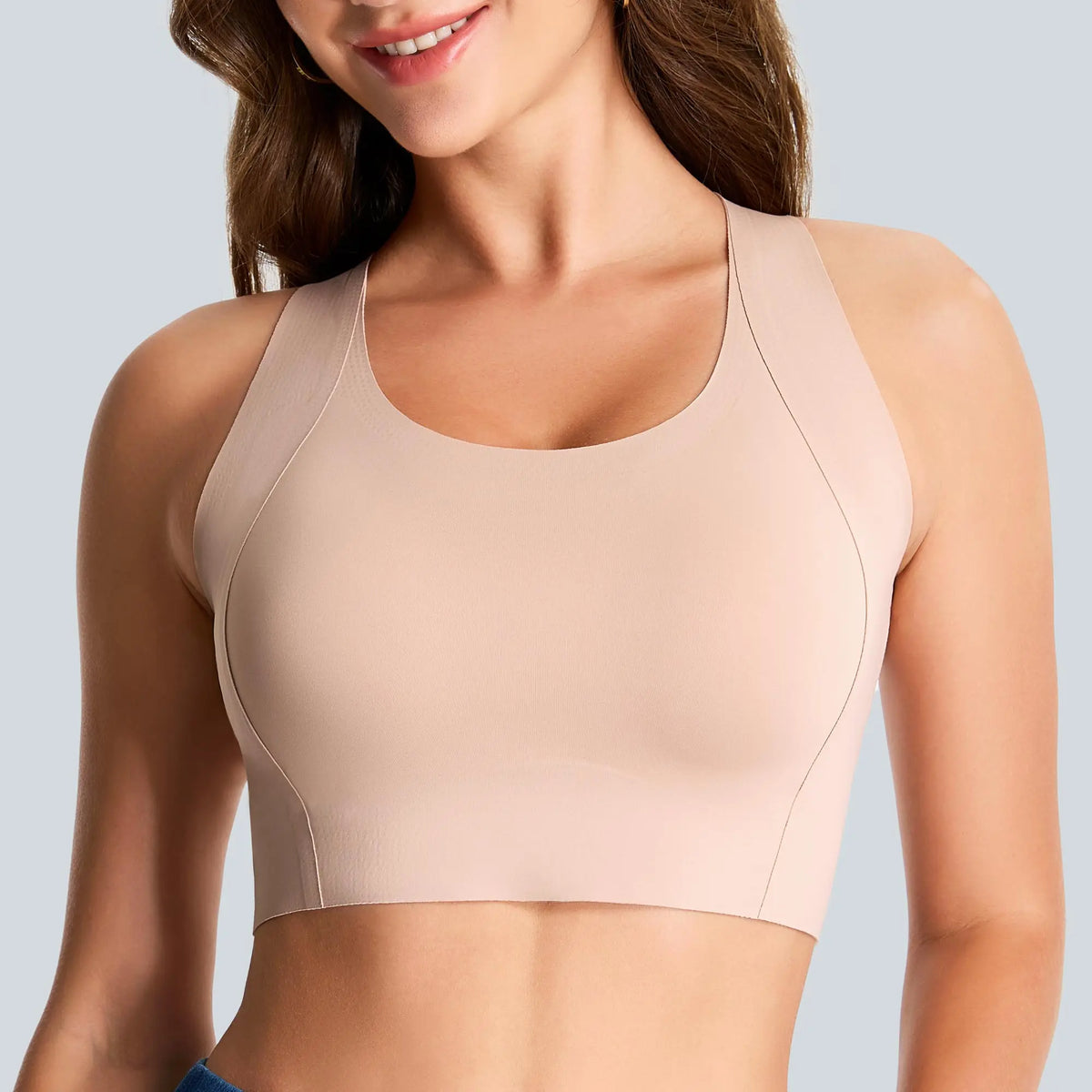 Seamless Wireless Padded Low Impact Sports Bra