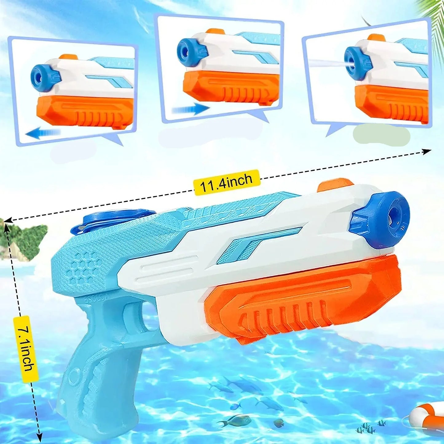 Pool Party Water Guns - Beach and Lawn Fun