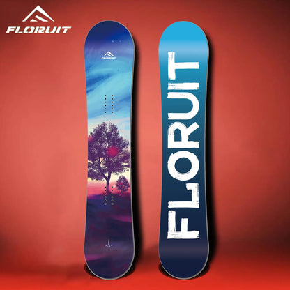 Custom-Made All-Mountain Snowboards with Carbon Fiber & Steel Edges for Adults