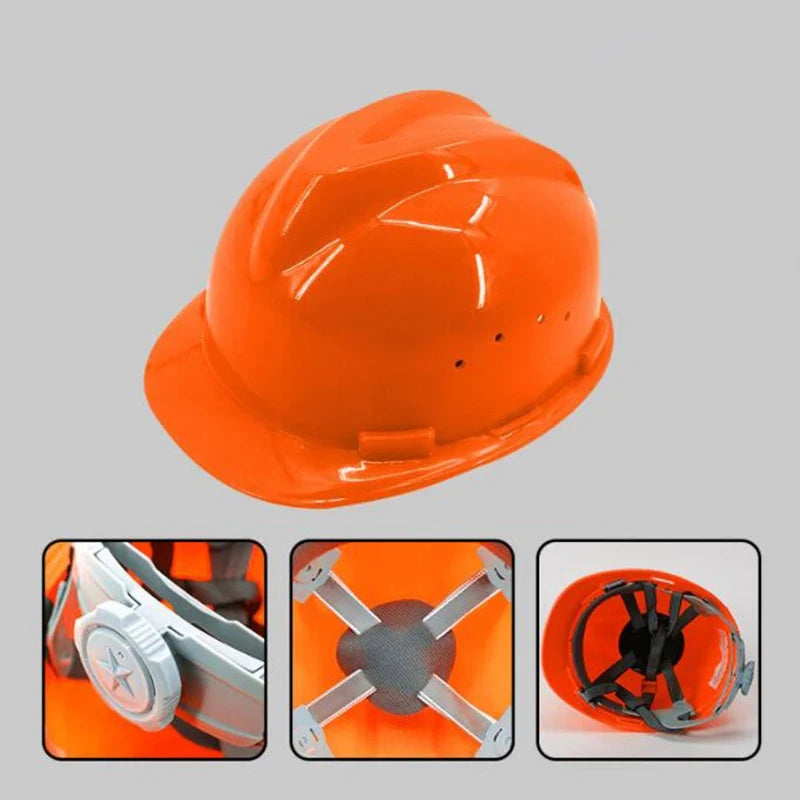Enhanced Protection: 4-Point Ratchet Safety Helmet