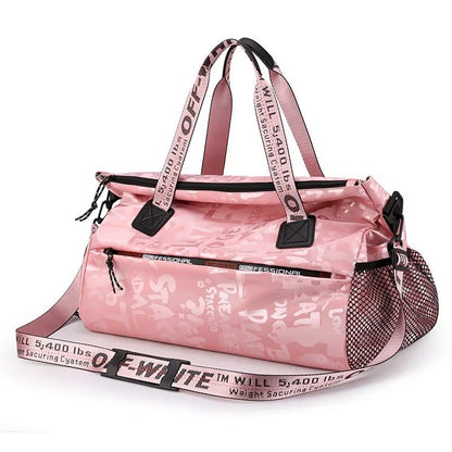 Women's Gym & Travel Bag with Wet/Dry Compartment