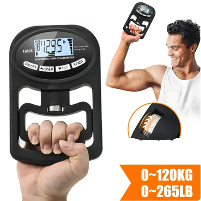 Precision Hand Grip Tester  265lbs 120kg  USB  LCD
