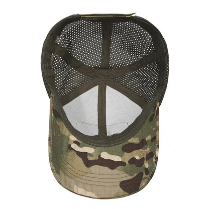 Breathable Tactical Sun Outdoor Half-Net Baseball Cap