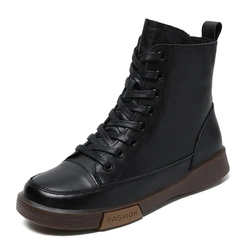 Crafted for Comfort DRKANOL Leather Ankle Boots