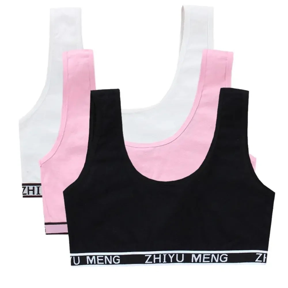 Girls Cotton Sports Bras (8-14)