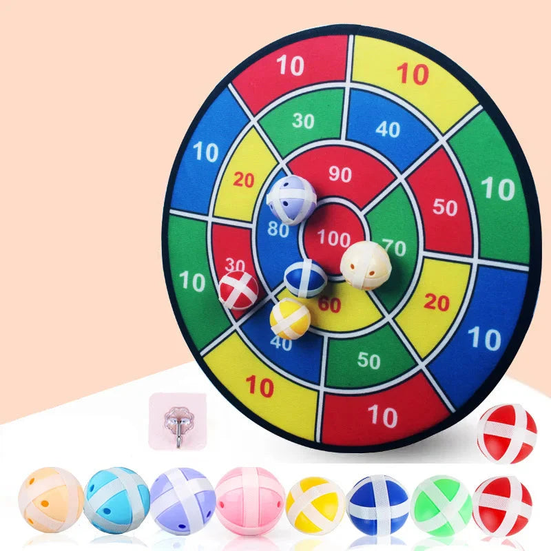 Kid Friendly Sticky Ball Dartboard with Suction Cups