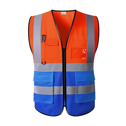 Unisex Reflective Safety Vest for Work & Outdoor Activities