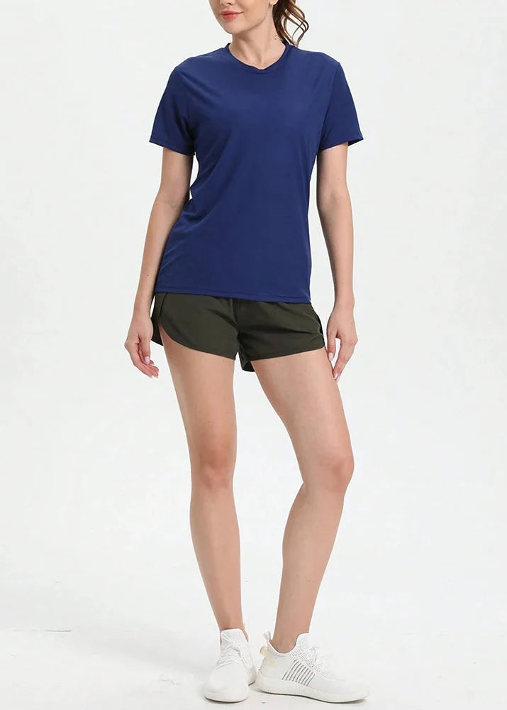 Women's Quick-Dry Sport T-Shirt Lightweight Gym Tee