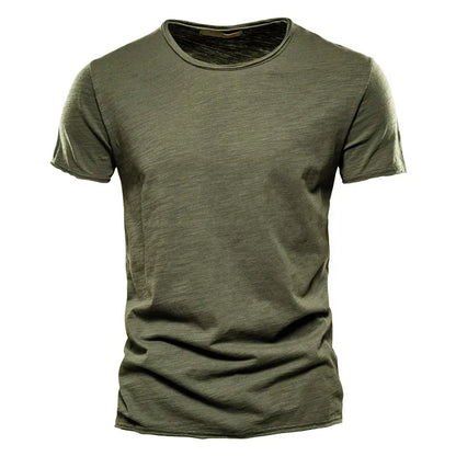 Men's Soft Cotton Casual Slim Fit Summer T-Shirt
