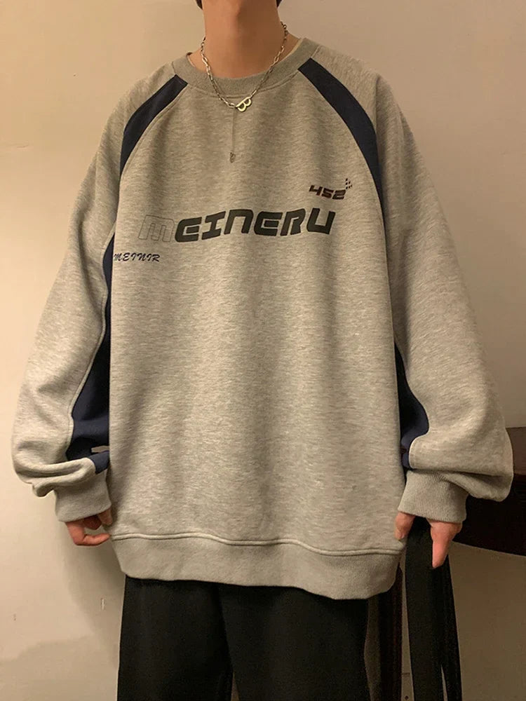 Cozy and Stylish Letter Print Sweatshirt