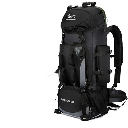 Men's 90L Camping Backpack Large Capacity for Travel & Hiking Gear
