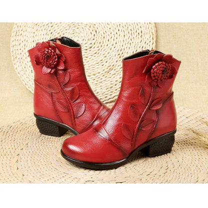 Timeless Style Handmade Leather Ankle Boots