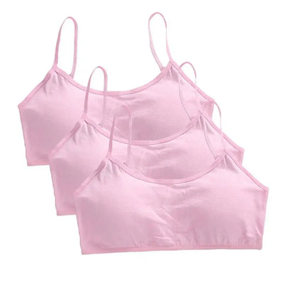 Girls Breathable Cotton Bras