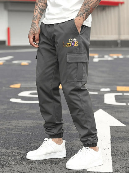 Men’s Outdoor Multi-Pocket Cargo Sweatpants