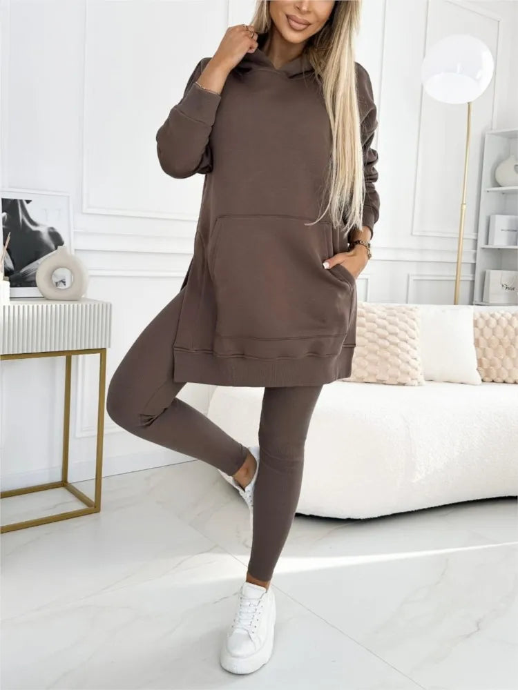 Perfect Winter Outfit  Hoodie and Leggings Set