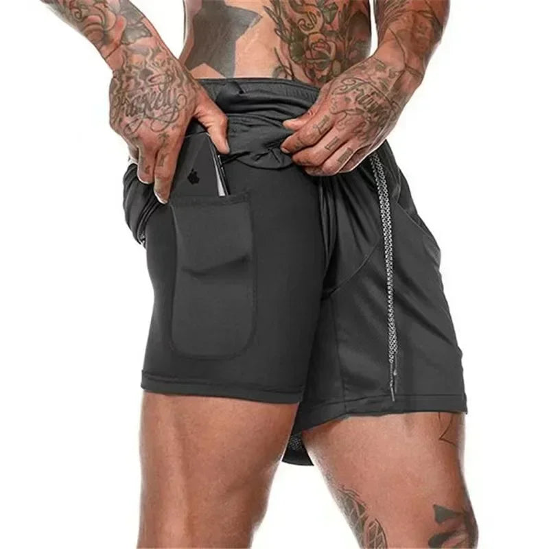 Men's Quick-Dry Running & Gym Shorts Workout Gear