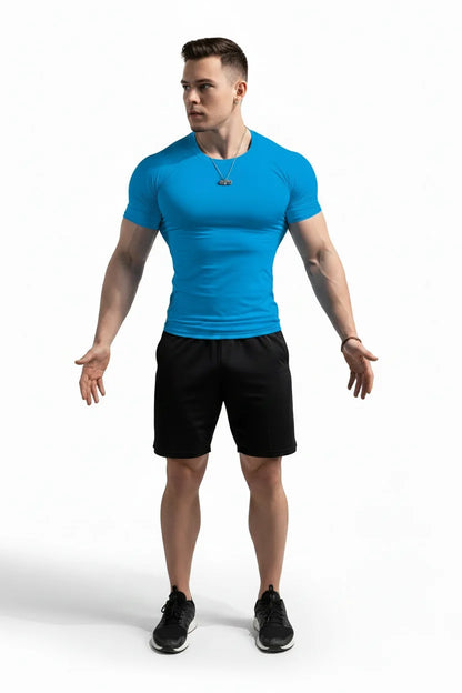 Men’s Compression Gym Quick-Dry Fitness Tee