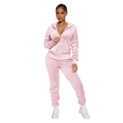 Cozy Comfort Velvet Pant Sets for Women