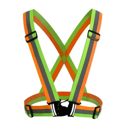 Durable Reflective Safety Vest for Nighttime Activities