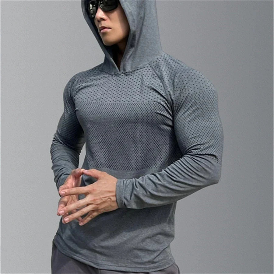Men's Athletic Hoodies & Joggers for Outdoor Training