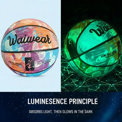 Luminous Children’s Basketball Reflective Leather Gift