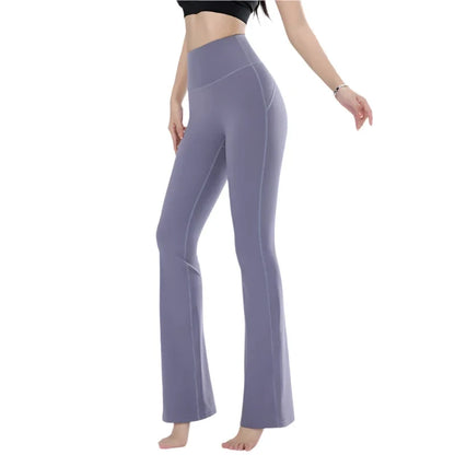 Slim Fit Yoga Leggings with Wide Leg Style