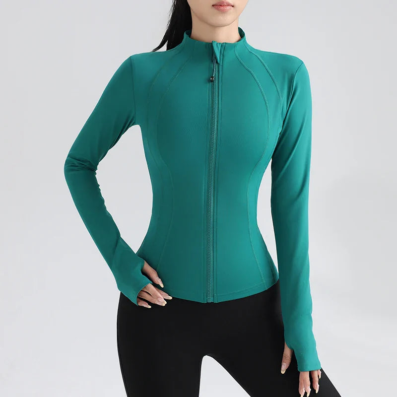 Women's Full Zip Yoga Jacket