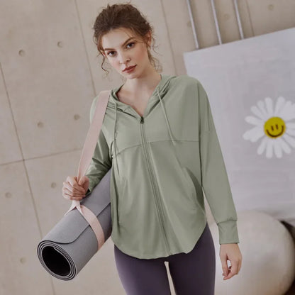 Women’s Quick-Dry Sun Protection Fitness Jacket