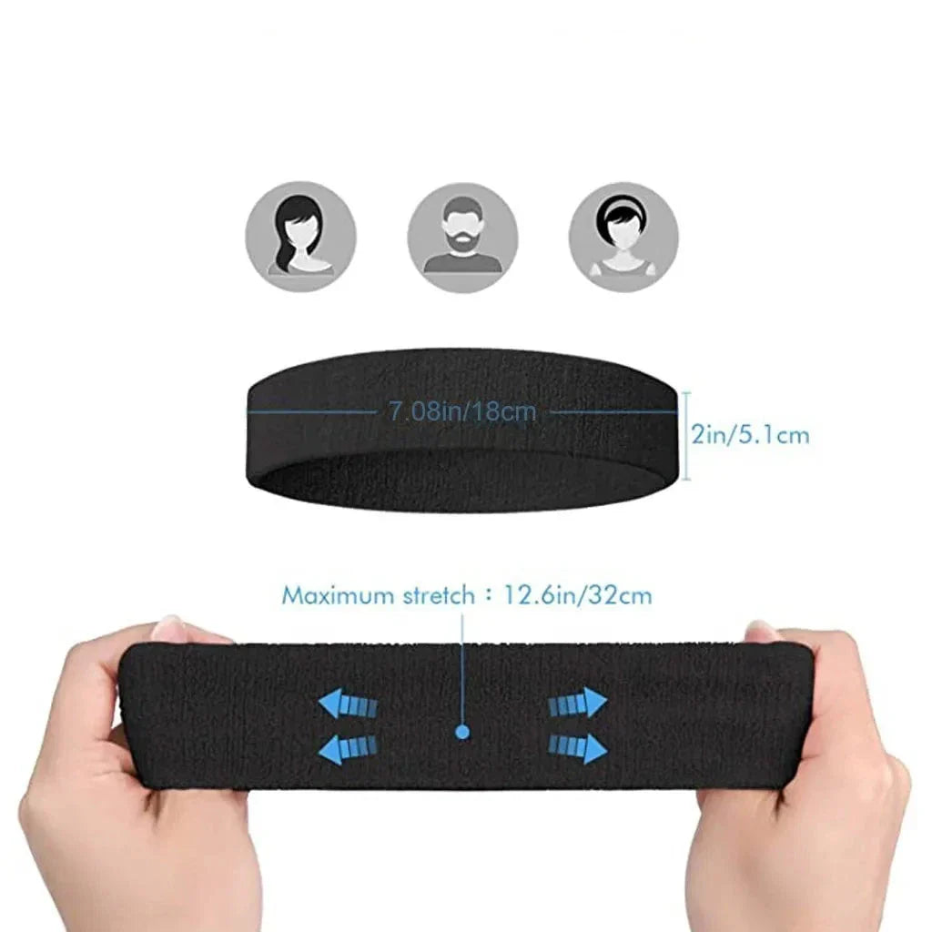 Moisture Wicking Headbands for Men & Women