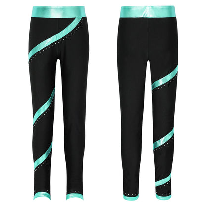Girls' Figure Skating Leggings