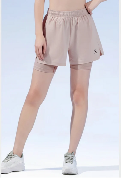 Women's 2-in-1 Quick-Dry Running Shorts