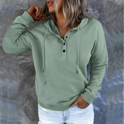 Cozy and Casual  Women's Hooded Sweatshirt