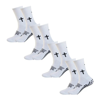 Anti-Slip Athletic Performance Socks for Soccer, Basketball & Tennis